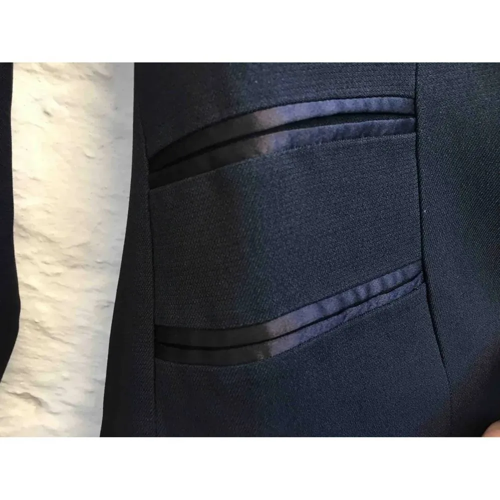 2000s Givenchy Black Tuxedo Tail Jacket