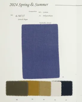 6-50727 Washable Stretch Pique