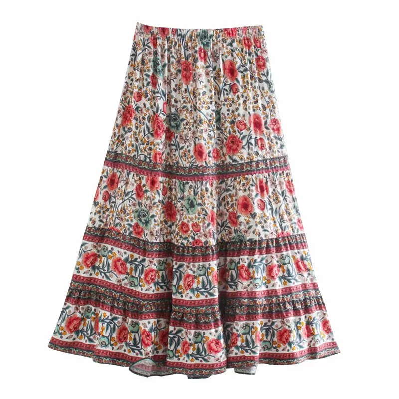 Arlo Girl Bohemian Maxi Skirt