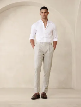 Arroyo Cotton-Linen Suit Pant