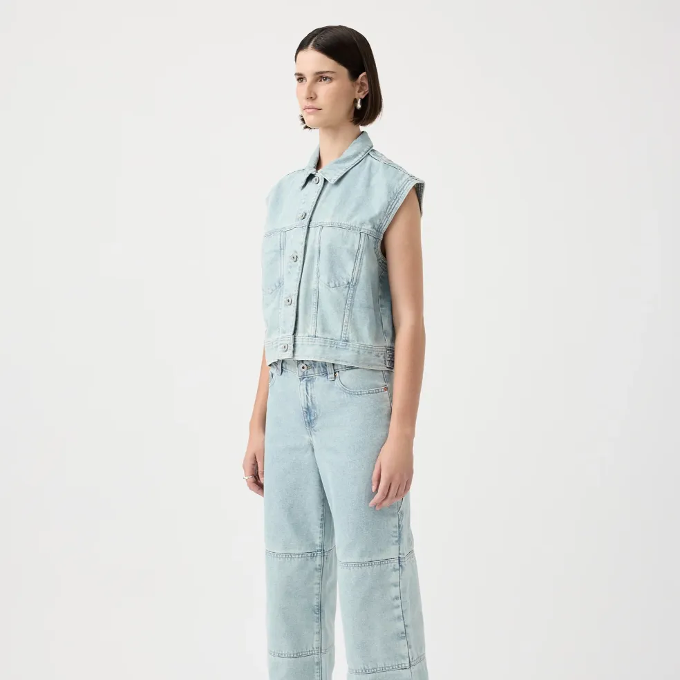 Blake Cropped Vest | Haze