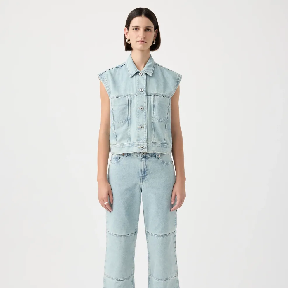 Blake Cropped Vest | Haze