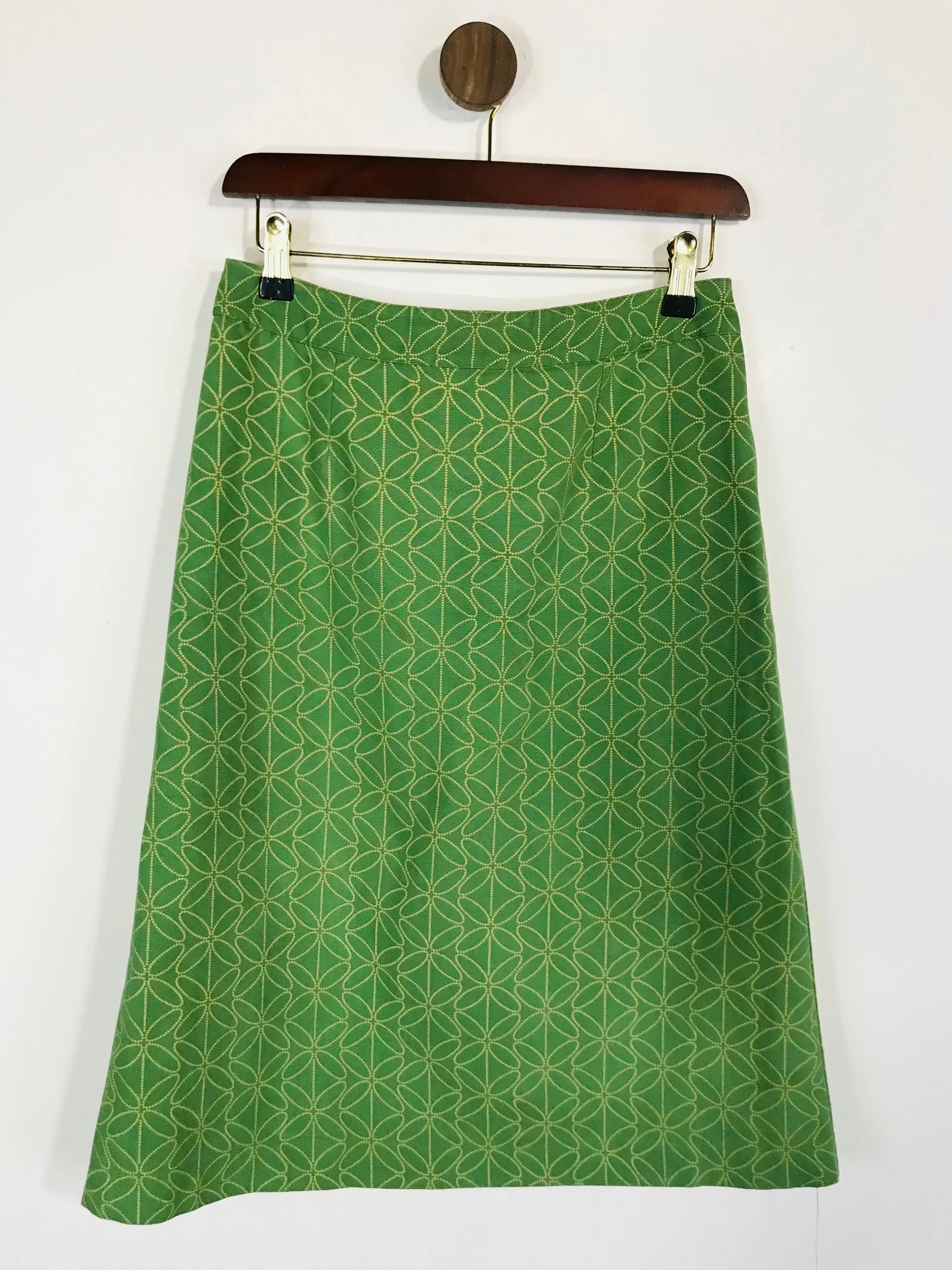 Boden Women's Midi A-Line Skirt | UK8 | Green