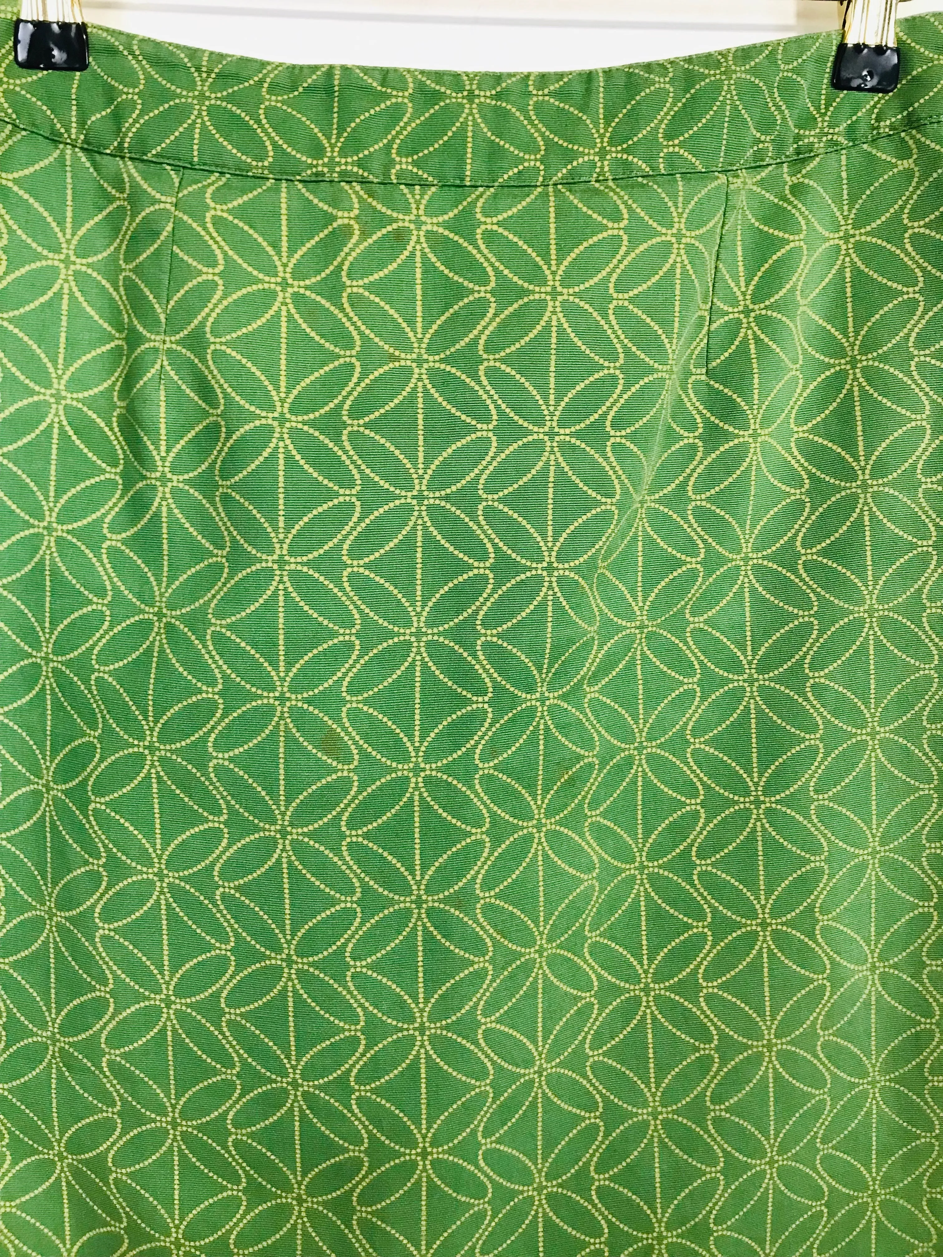 Boden Women's Midi A-Line Skirt | UK8 | Green