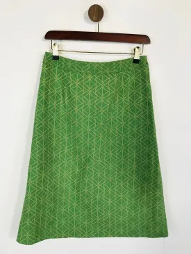 Boden Women's Midi A-Line Skirt | UK8 | Green