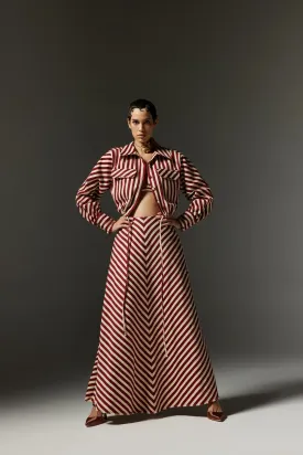 Bria A-line Long Skirt