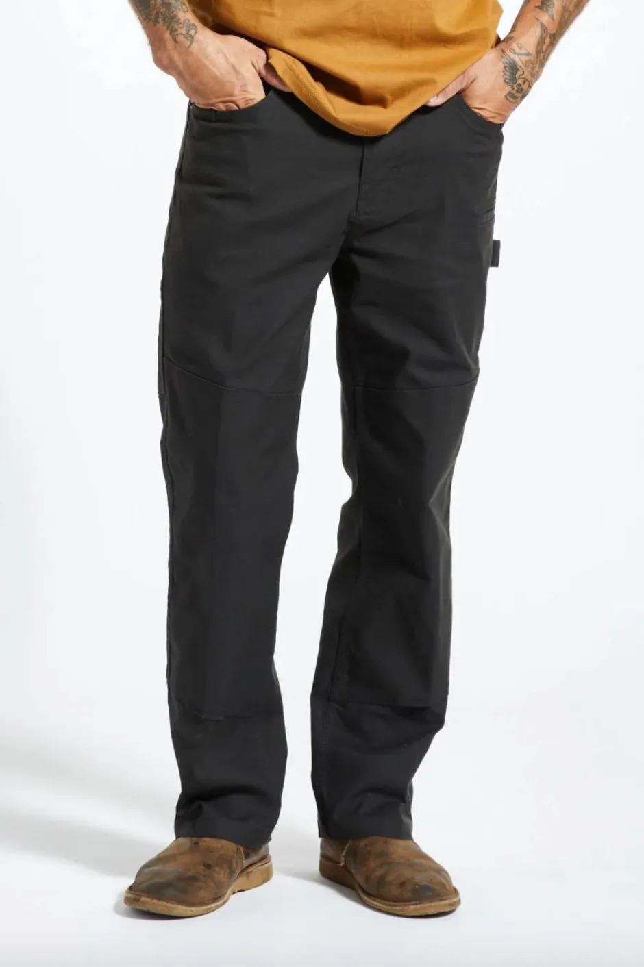 Brixton Builders Carpenter Pant - Washed Black