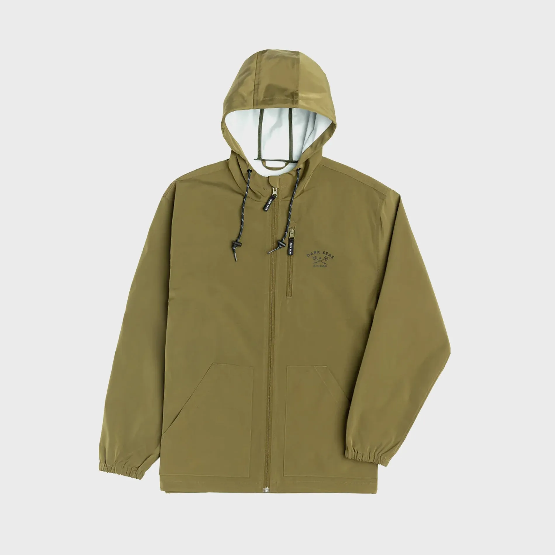 Dark Seas Mens Port Jacket - Olive