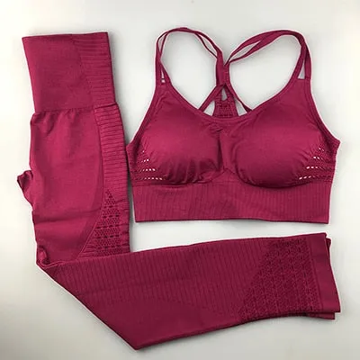 Detailed Yoga Sportswear Set
