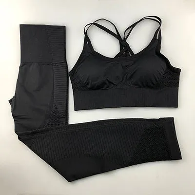 Detailed Yoga Sportswear Set