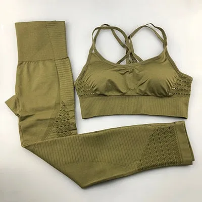 Detailed Yoga Sportswear Set