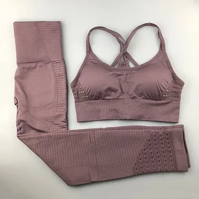 Detailed Yoga Sportswear Set