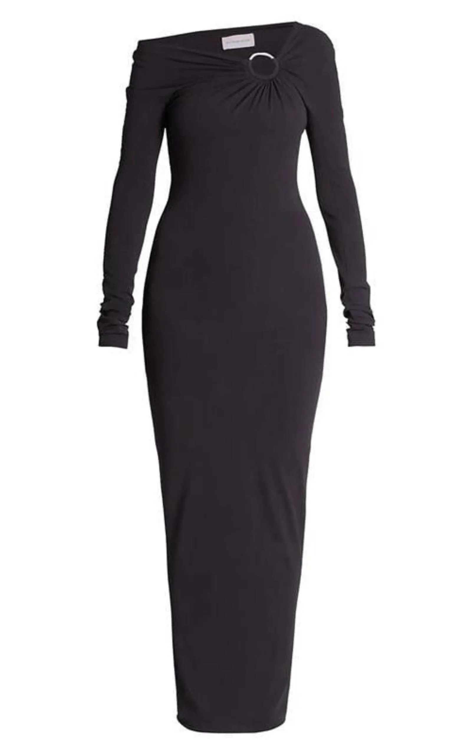 Embellished Jersey Off-The-Shoulder Dress
