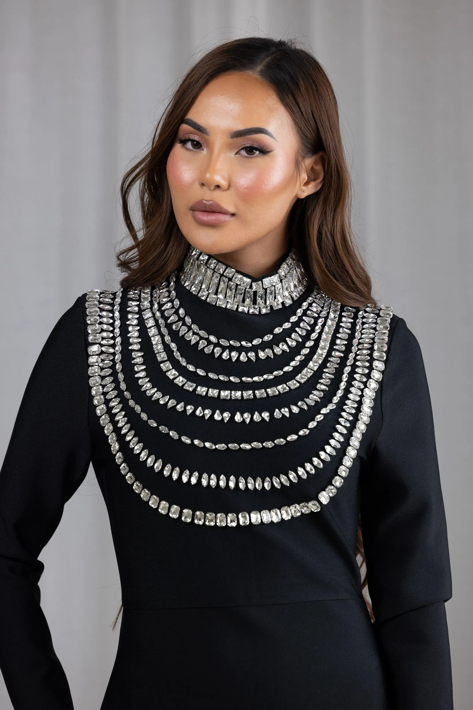 Embellished Skyline Dress