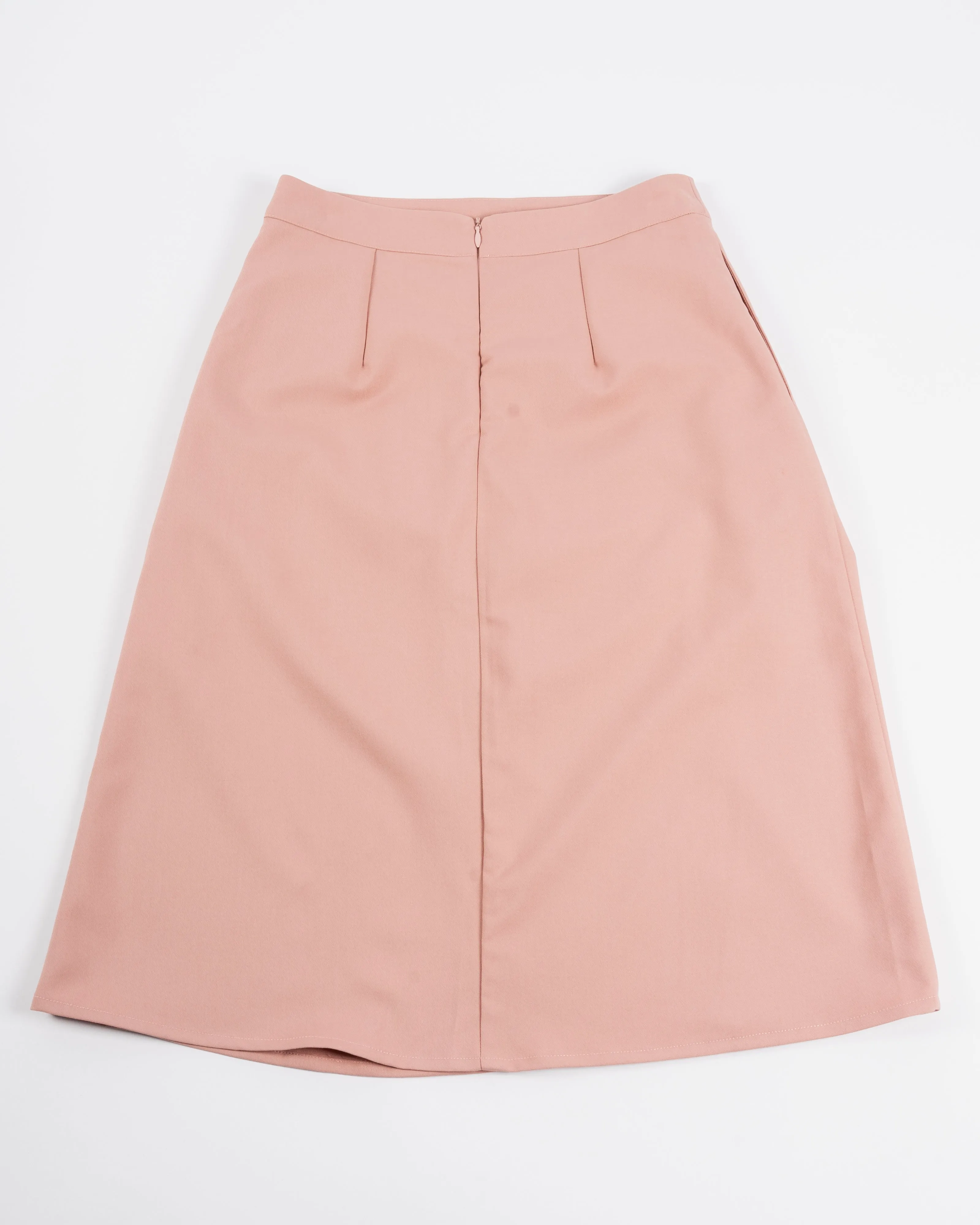 Erica Gathered A-Line Skirt (Pink)