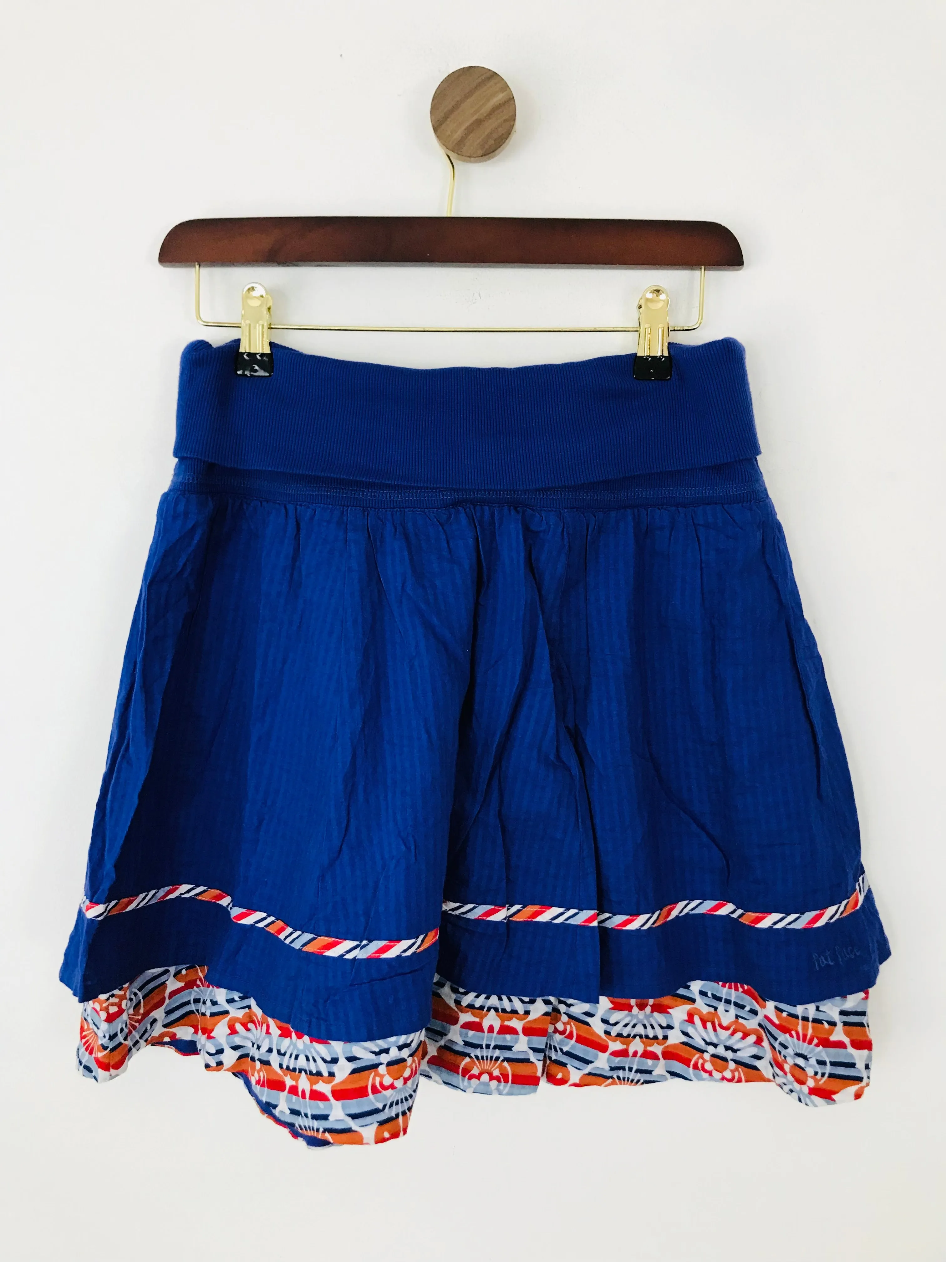 Fat Face Women's Voyage Beach A-Line Skirt NWT | UK10 | Blue