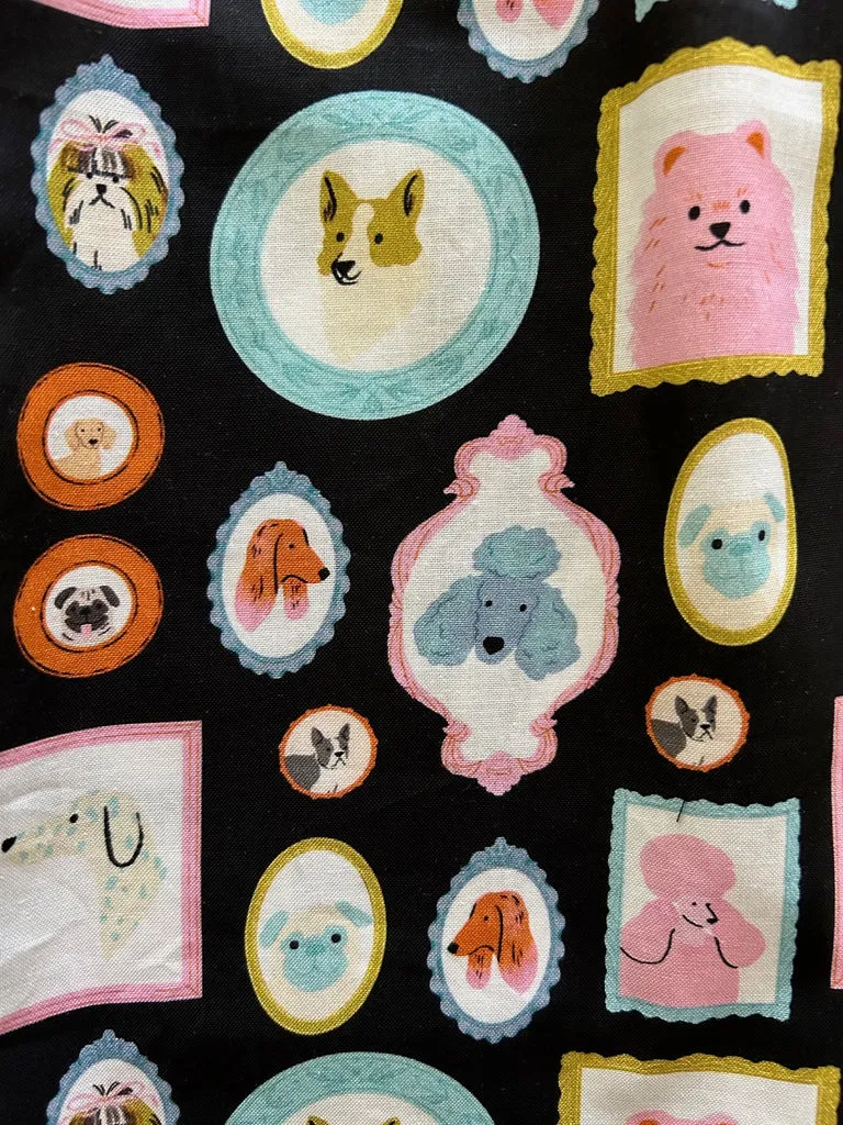 Framed Dogs A-Line Skirt