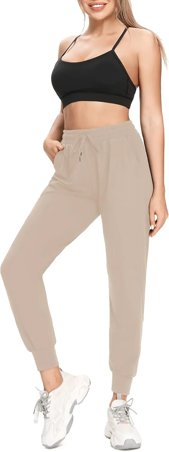 FULLSOFT Sweatpants for Women with Pockets-Womens Joggers Yoga Lounge Pants Relaxed-fit Leggings for Cycling Workout Running