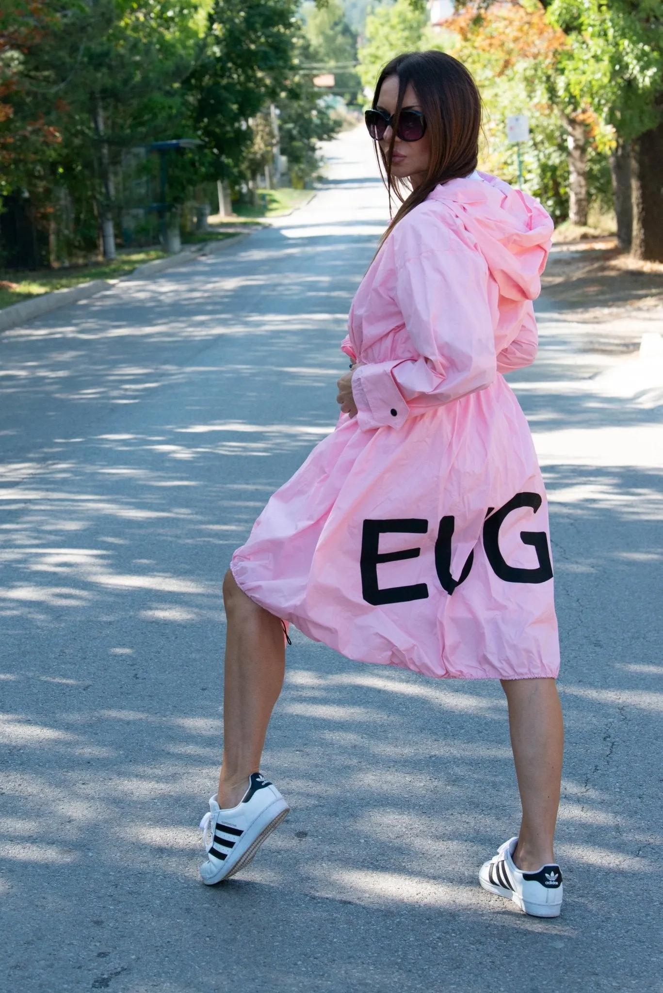 Hooded Raincoat EUGF ON SALE