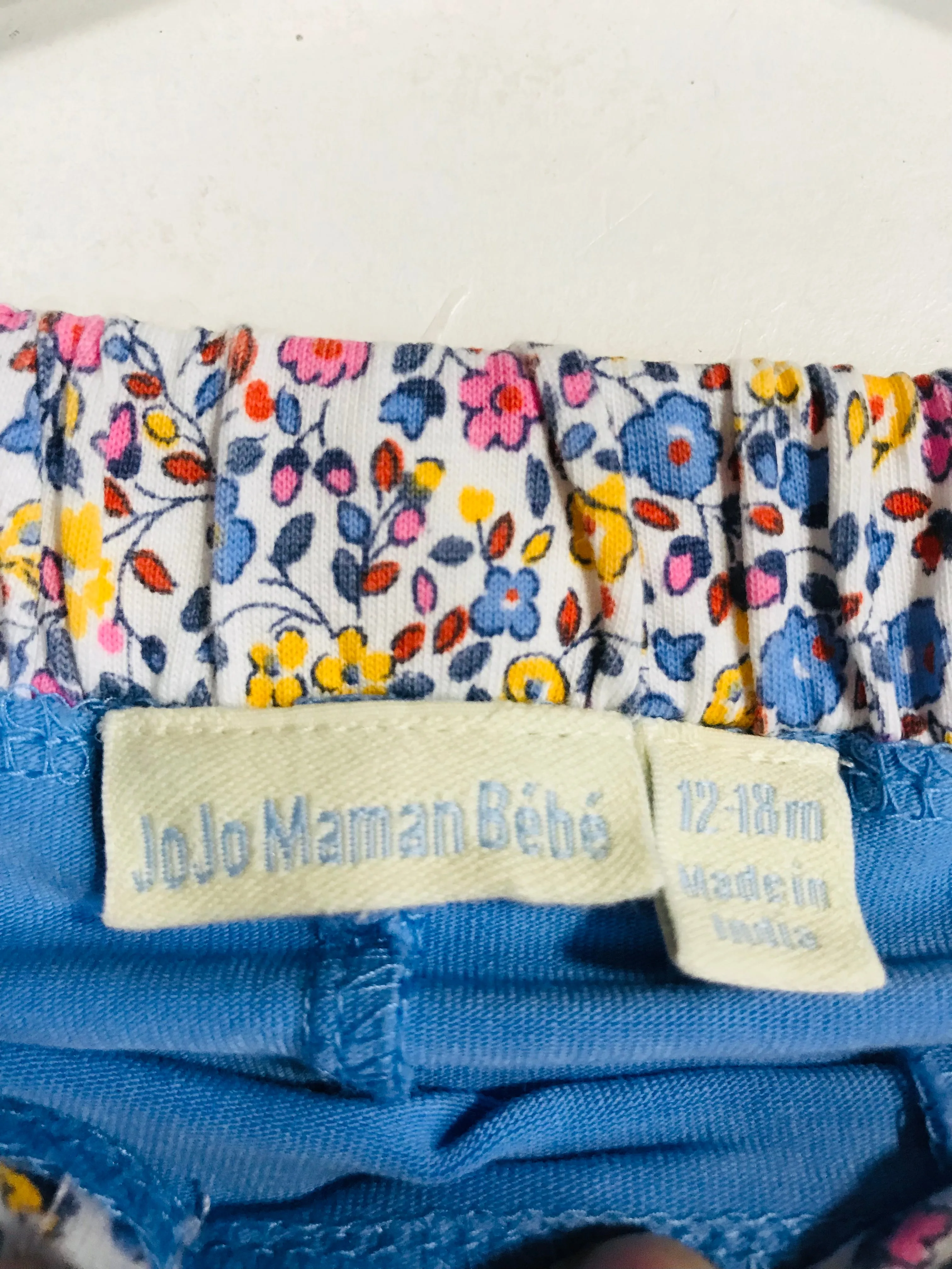 Jojo Maman Bébé Kid's Floral Bow A-Line Skirt | 12-18 Months | Multicoloured