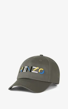 Kenzo (dove grey  “ kenzo logo baseball cap)