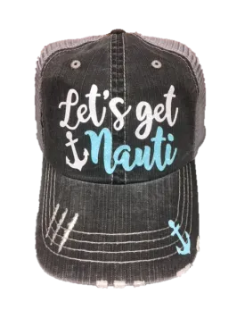 Let's Get Nauti Trucker Cap CGB005