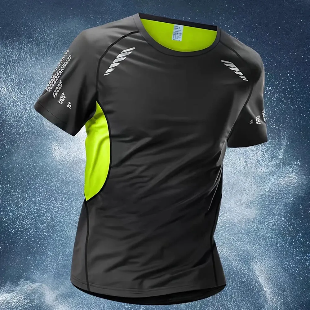 Men's Quick-Dry Sports T-Shirt – Breathable, Oversized & Stylish