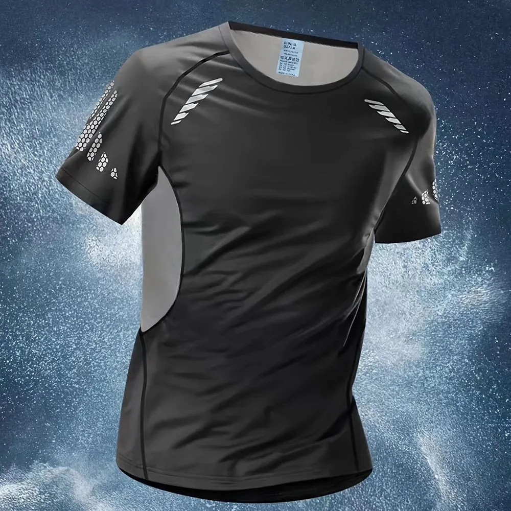 Men's Quick-Dry Sports T-Shirt – Breathable, Oversized & Stylish