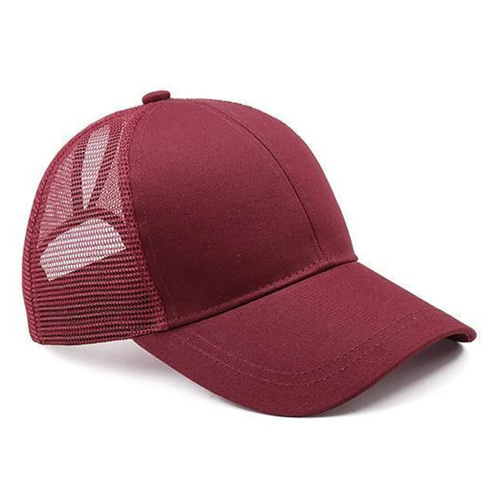 Ponytail Baseball Cap - Various Colors!