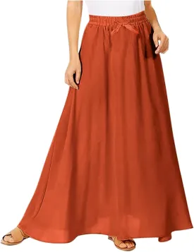 PTOLOCIF Maxi Skirts for Women High Waitsed Long Skirts Flowy Summer Skirt a Line Elastic Beach Party Dress Trendy Outfits