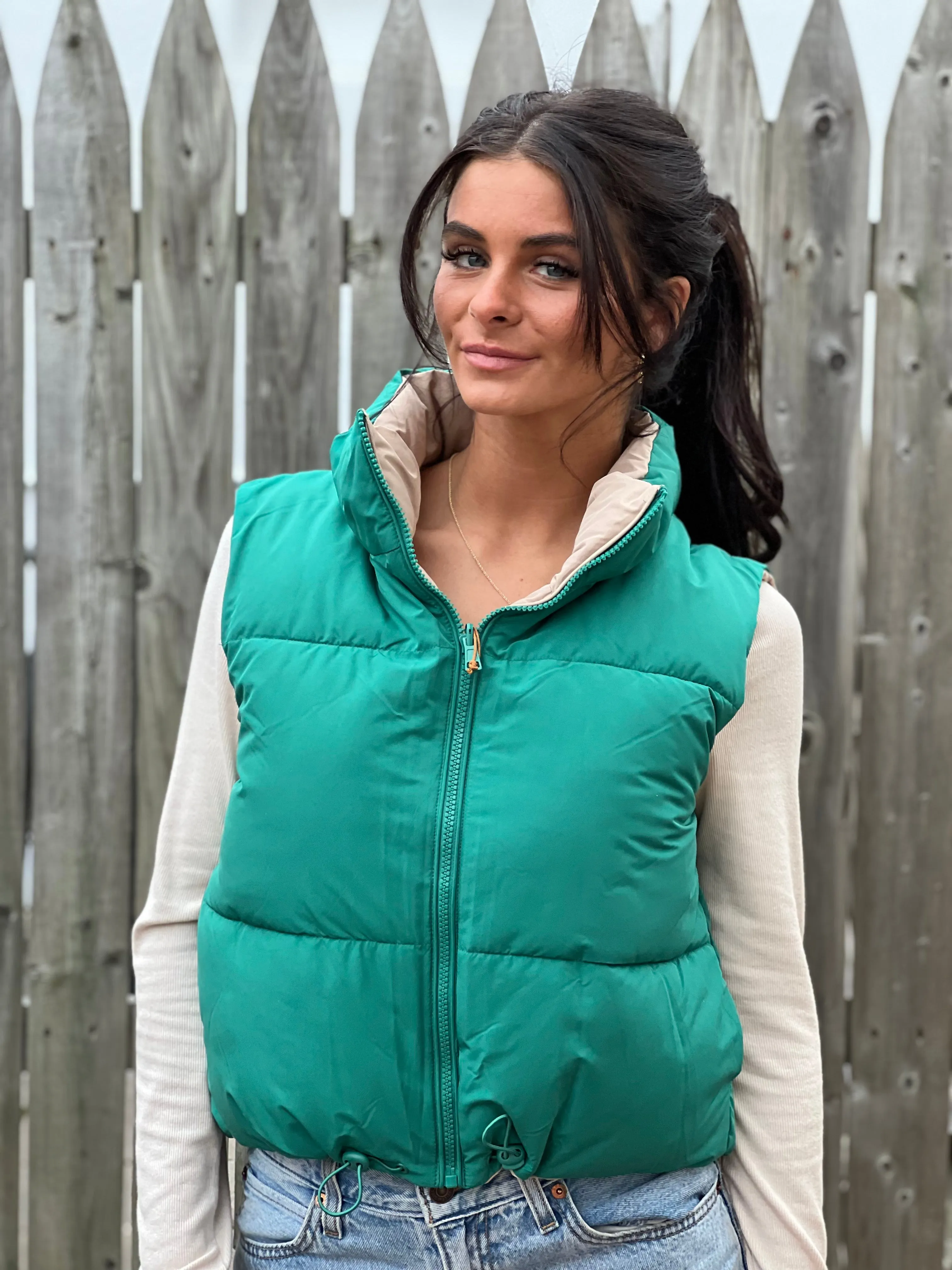 Reversible Puffer Vest