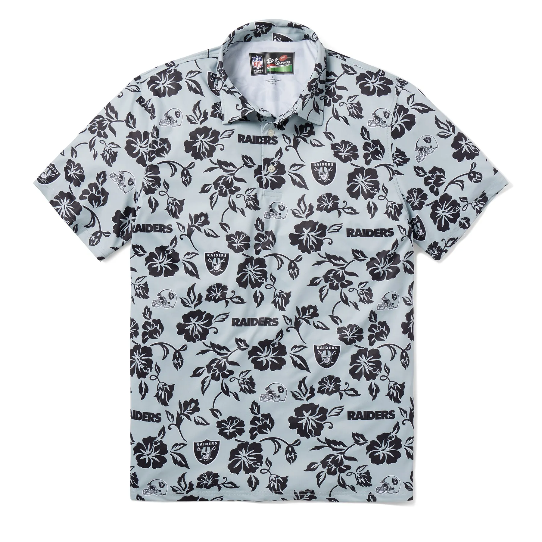 Reyn Spooner Las Vegas Raiders Polo Shirt