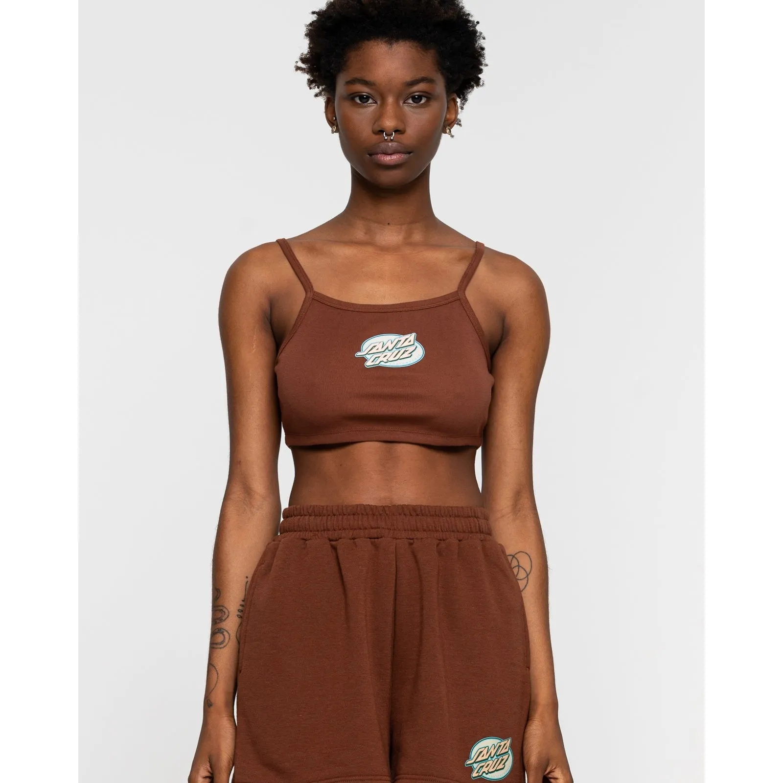Santa Cruz Lined Oval Dot Crop Vest