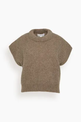 Softest Oliva Vest in Hazelnut