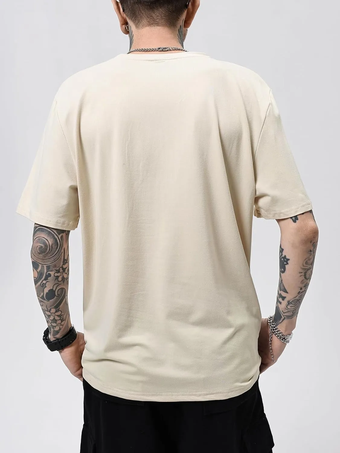 SOLY HUX Men's Vintage Graphic Print Tshirt Crew Neck Tee Shirts Short Sleeve Shirt Tops