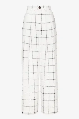 Tailored Tweed Suit Pants