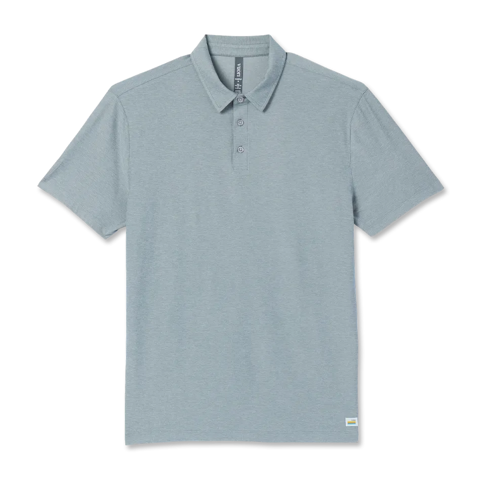 Vuori Men's Strato Tech Polo Vintage Pistachio Heather