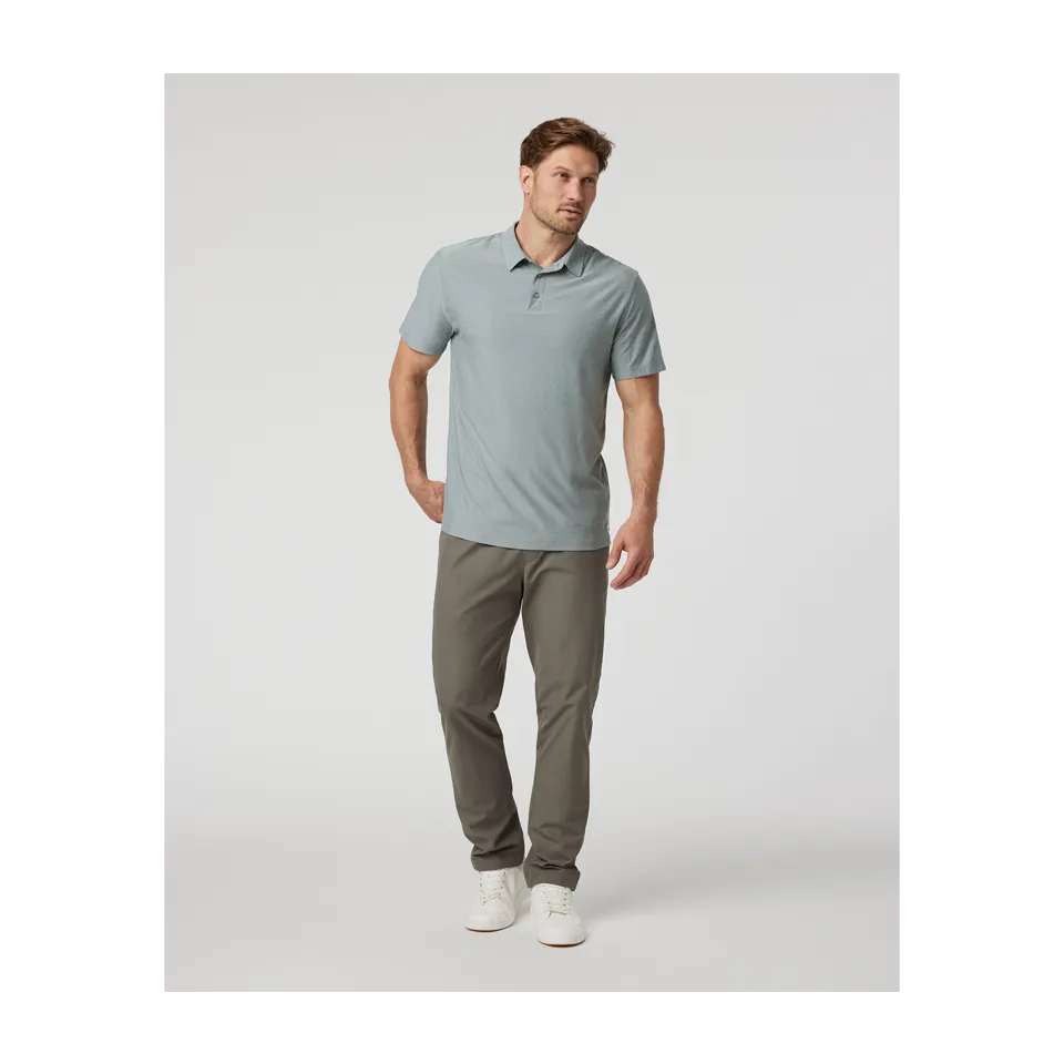 Vuori Men's Strato Tech Polo Vintage Pistachio Heather