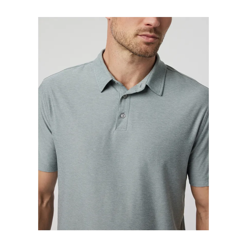Vuori Men's Strato Tech Polo Vintage Pistachio Heather