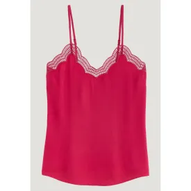 Women Spaghetti-Strap Camisole - Magenta